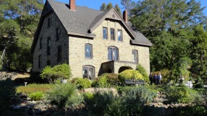 An Elegant Touch of Strings got here early to get a great pic of the main house and fish pond in the foreground. 