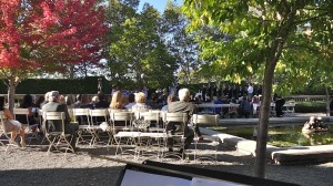 An Elegant Touch of Strings performed as a trio at these beautiful gardens