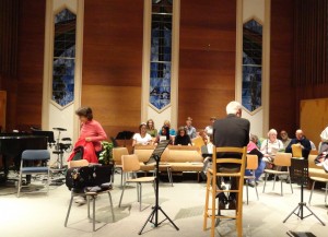 Rehearsal for Handel's Dettingen Te Deum