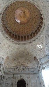 Looking up at the inside of the dome of SF City Hall