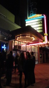 We waited outside Brentwood's old and historic downtown for the tour to begin