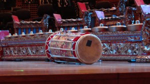 A close-up of one of the drums. The rhythm section was very complicated and always in perfect unison. Amazing soung.