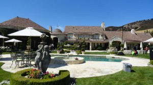 A view overlooking the pool. An Elegant Touch of Strings performed as a string quartet