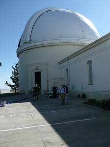 Finally 'up there' as it is a drive!  An Elegant Touch of Strings performs as a string quartet at the Lick Observatory (1)