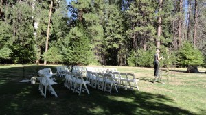 Setting up for the wedding. An Elegant Touch of Strings was happy to see the usual pros there-- Audrey the minister and our coordinator Don Alexander. We really enjoy working with both.