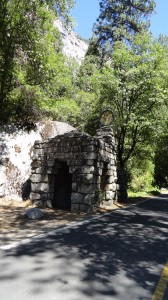 Just before the Ahwahnee Hotel