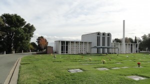 An Elegant Touch of Strings performed as a string trio for a funeral service just inside this building called Inspiration Chapel