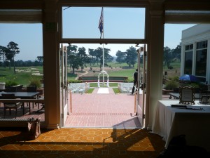 An Elegant Touch of Strings' view from the dining room. We can perform as a string quartet, string trio, string duo and violin solo for your wedding or special event.