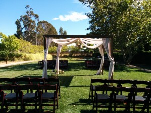 Cornerstone Gardens ceremony site. An Elegant Touch of Strings can perform as a string quartet, string trio, string duo and violin solo for your wedding or special event. 