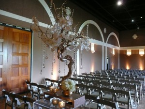 Our string quartet set up early for the guests that would enter from behind huge wooden doors as well as the procession.