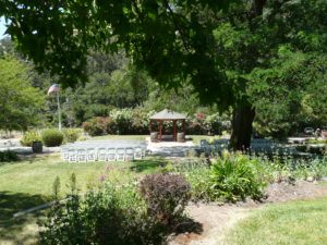 Picture of the beautiful ceremony site for our string trio's afternoon wedding